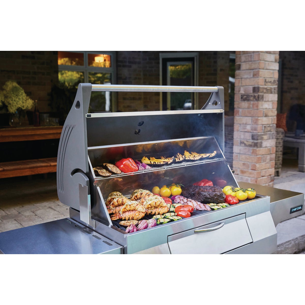 Napoleon Professional Charcoal Grill, Stainless Steel Image 3