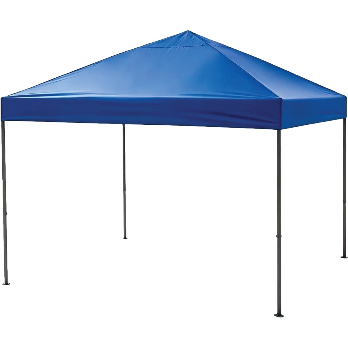 Common Goods 10 Ft. x 10 Ft. Blue Pop-Up Canopy with Straight Leg Image 1