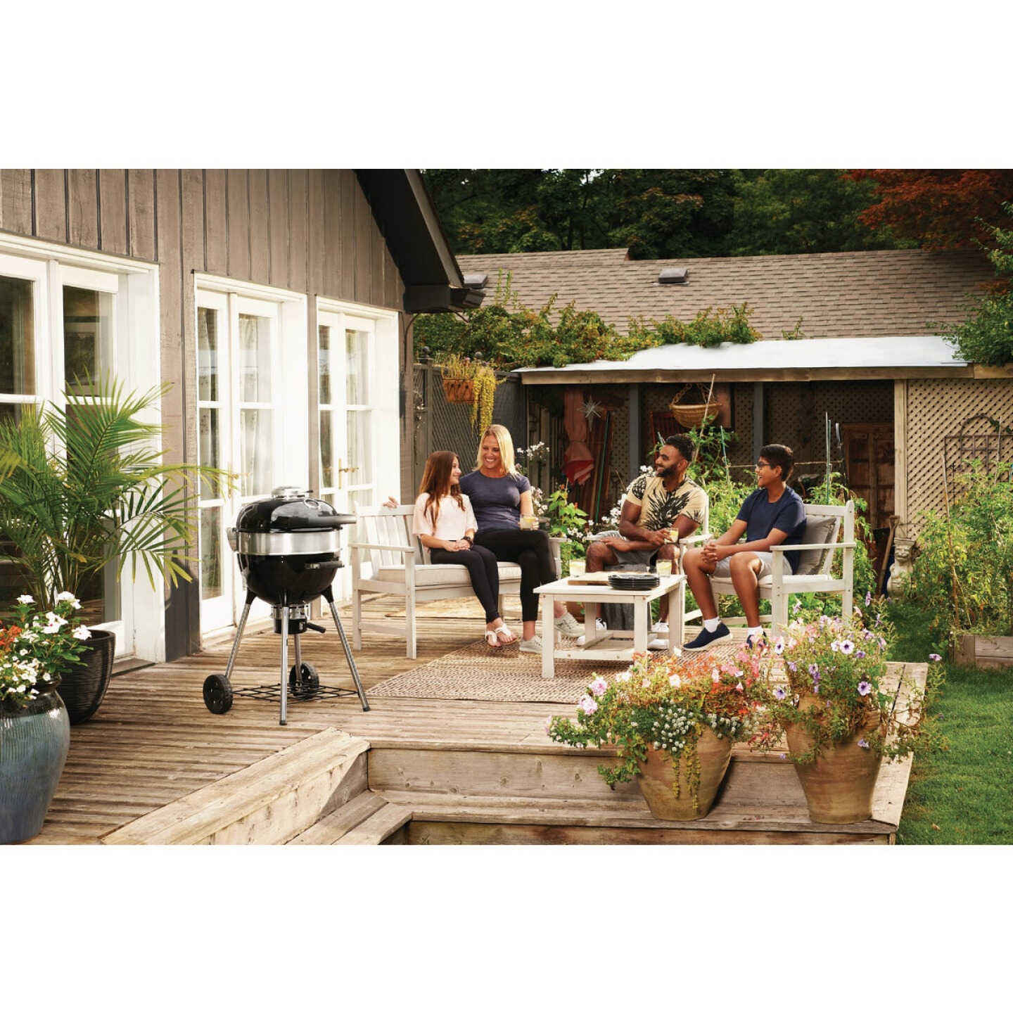 Napoleon PRO18 Charcoal Kettle Grill, Black Image 3