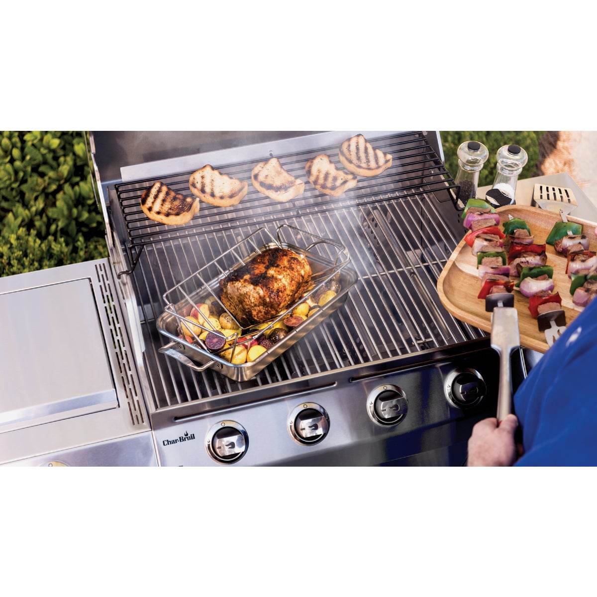 Char-Broil Grill+ 8.25 In. x 13.75 In. Rib & Roast Rack Image 3