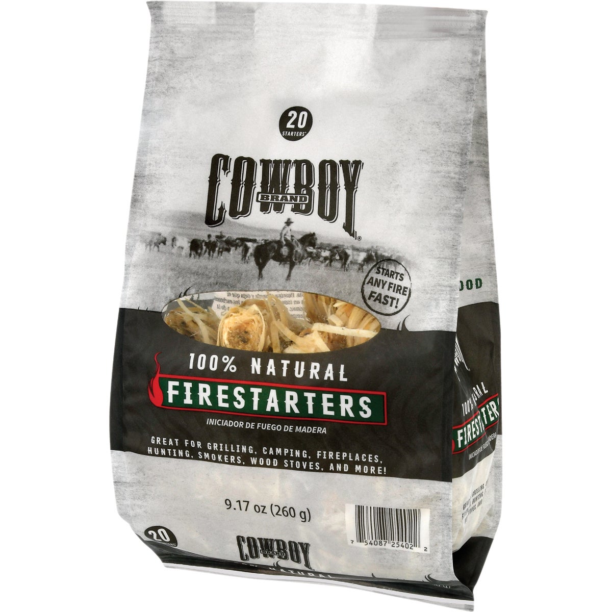 Cowboy Odorless All Natural Fire Starter (18-Pack) Image 3