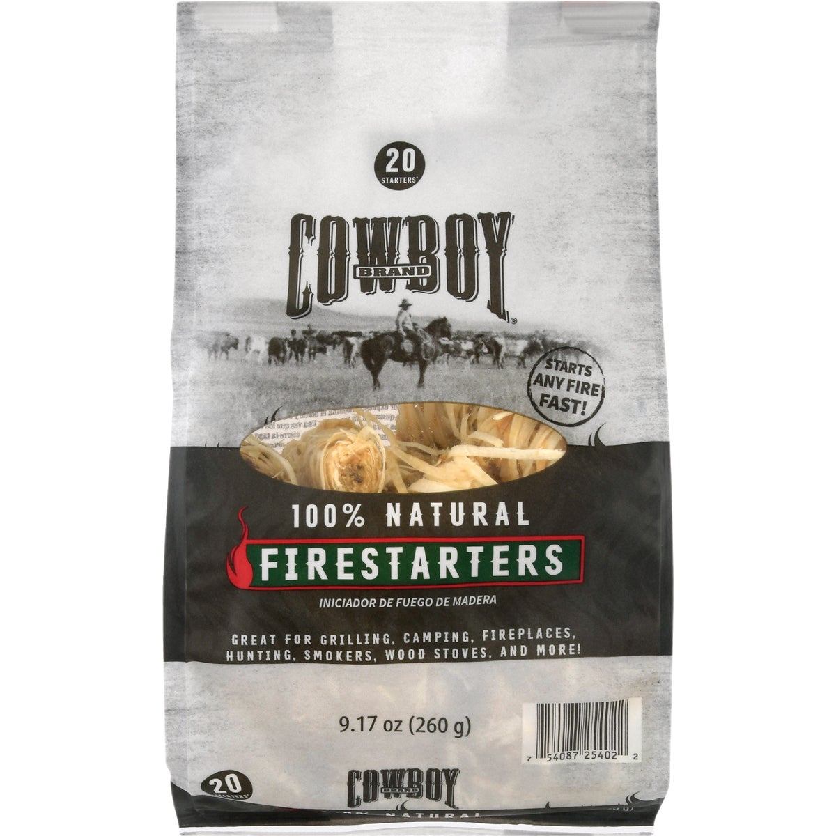Cowboy Odorless All Natural Fire Starter (18-Pack)