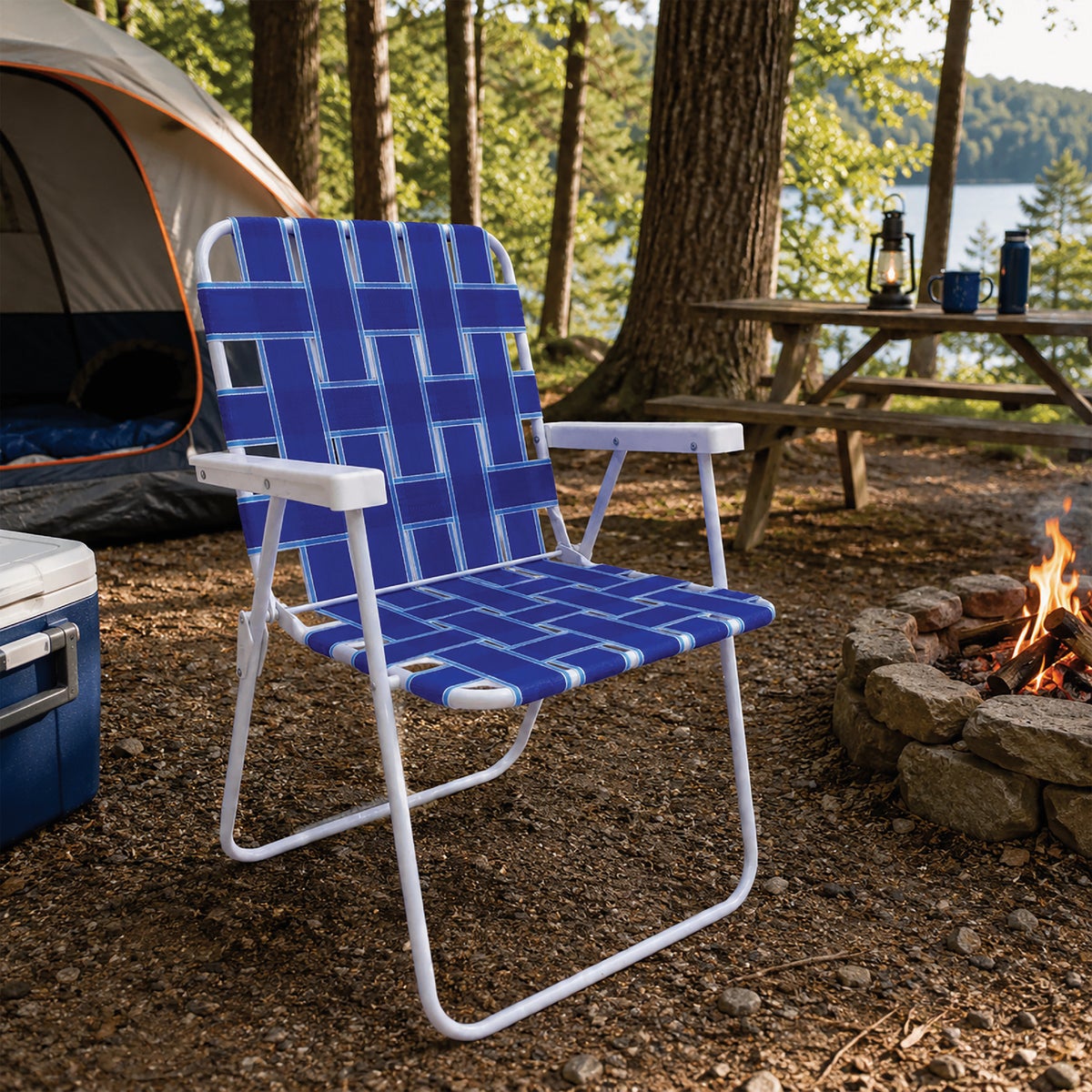 Cabana Beach 1-Position Retro Folding Chair Image 2