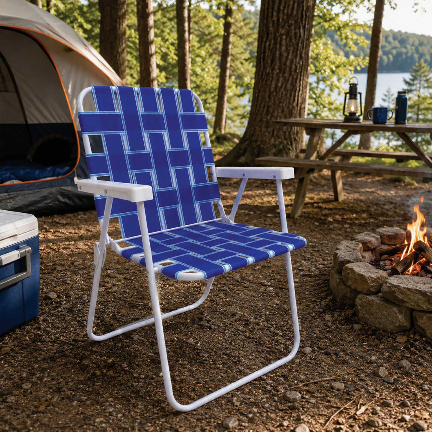 Cabana Beach 1-Position Retro Folding Chair Image 2