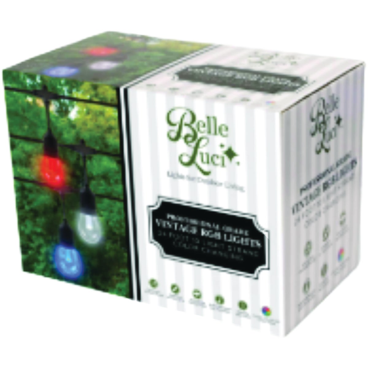 Holiday Bright Lights Belle Luci 10-Bulb S14 Color Changing LED Patio Lights