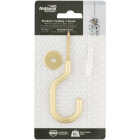 National Hardware 32 In. Brushed Gold Steel Modern Ceiling J-Hook Plant Hanger Image 3