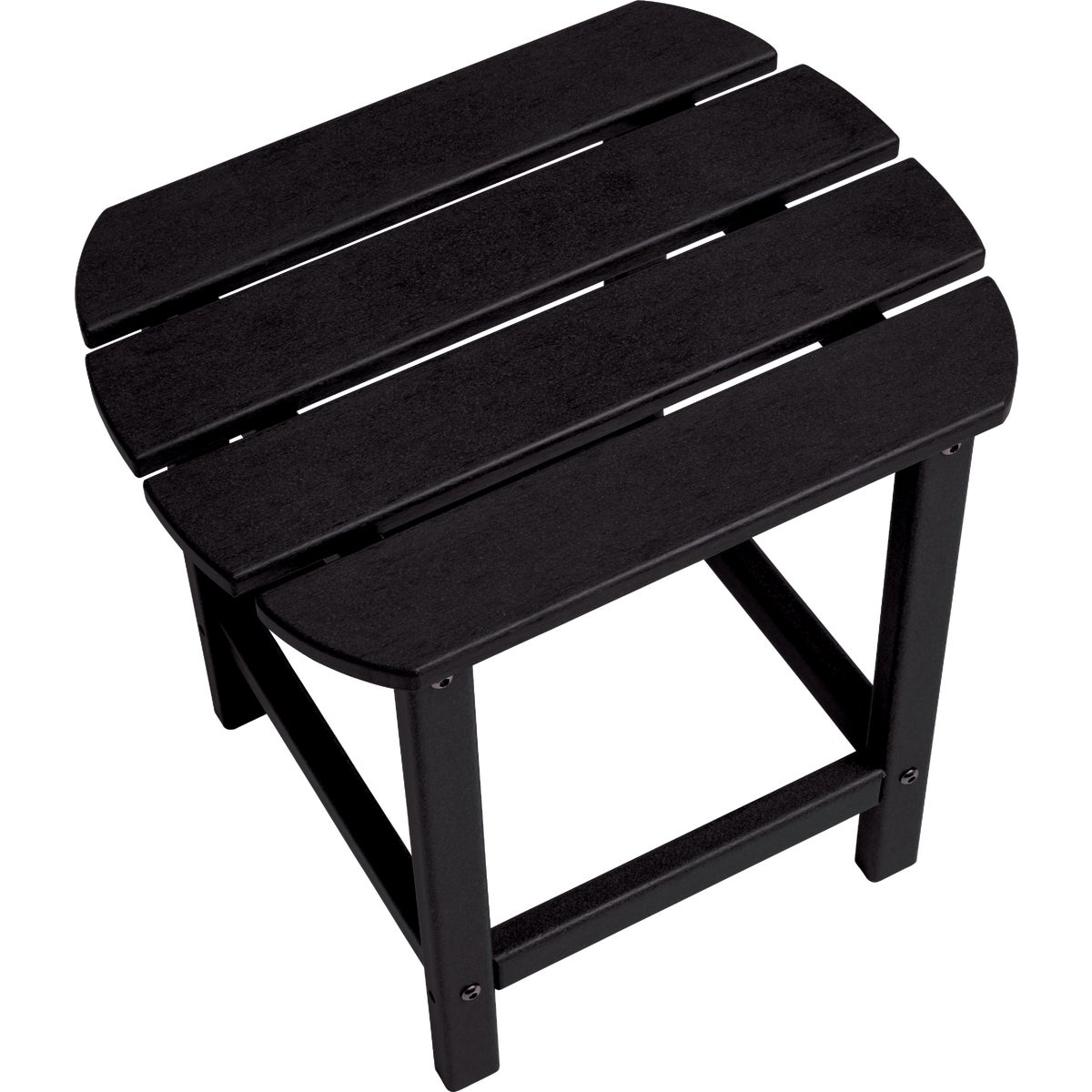 Outdoor Expressions Black HDPE Side Table Image 2