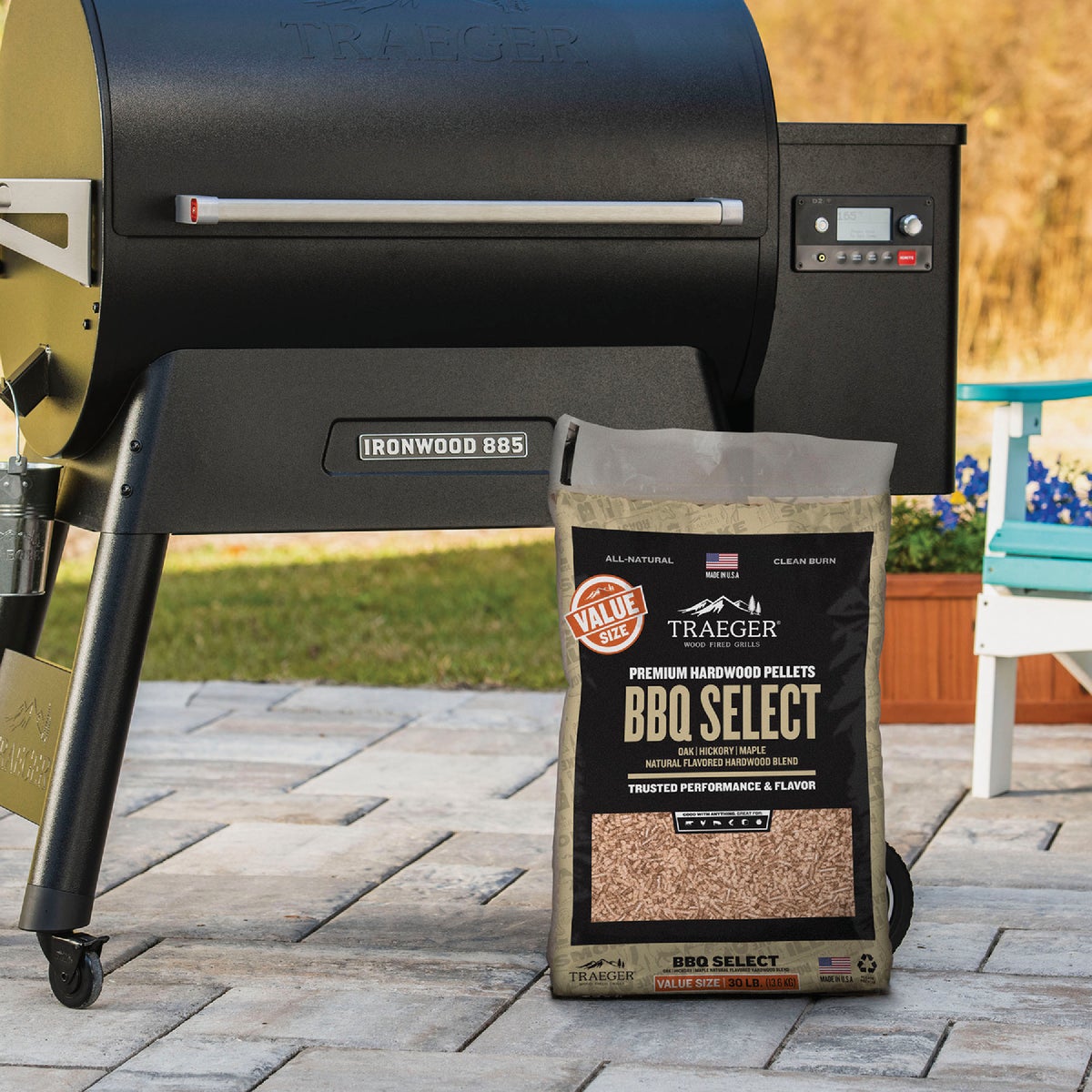 Traeger 30 Lb. BBQ Select All-Natural Wood Grilling Pellets Image 2