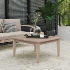 Linon Svana 31.5 In. W. Square Natural Acacia Wood Coffee Table Image 5