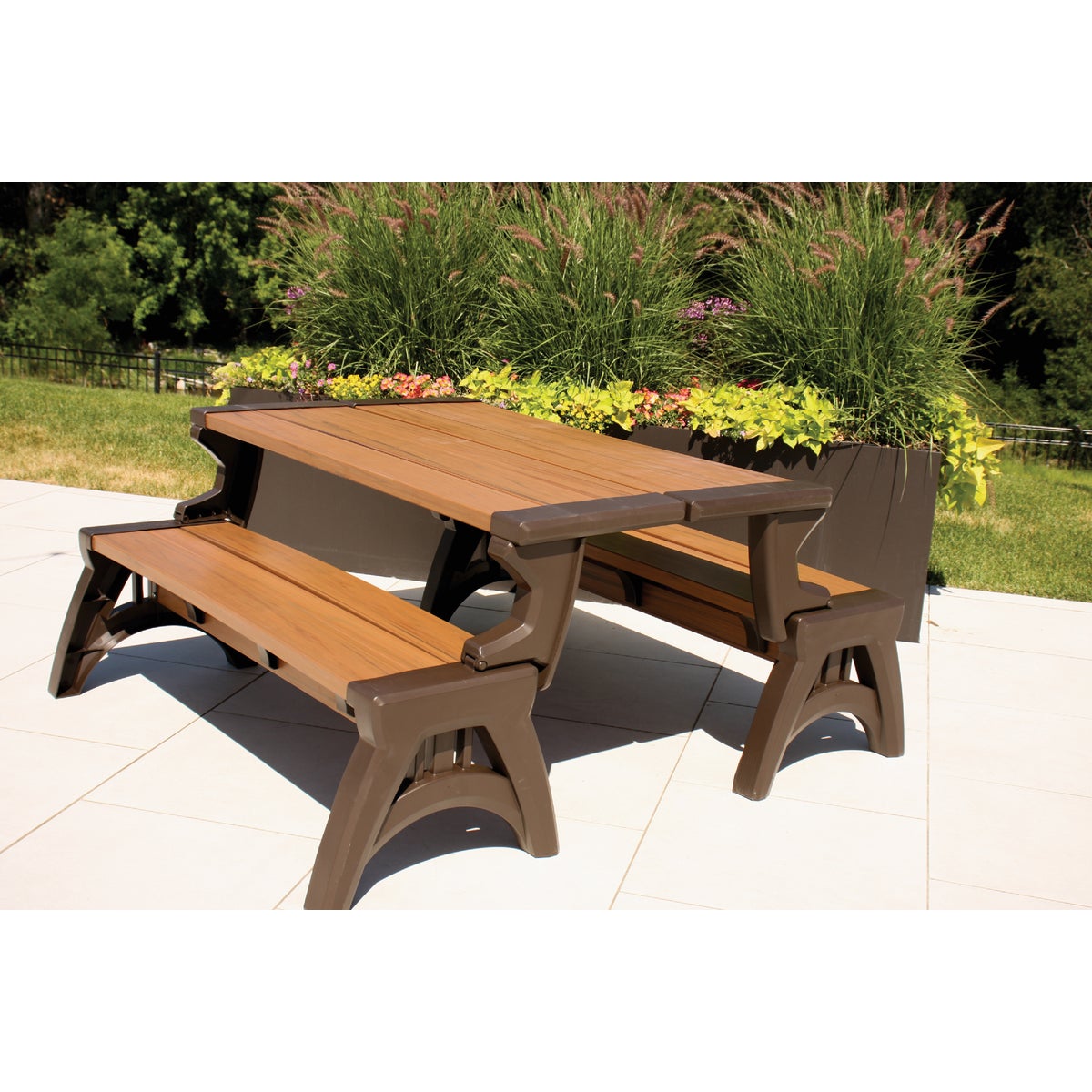 Convert A Bench 58 In. L Gen 2 XL Espresso Foldable Bench Image 5