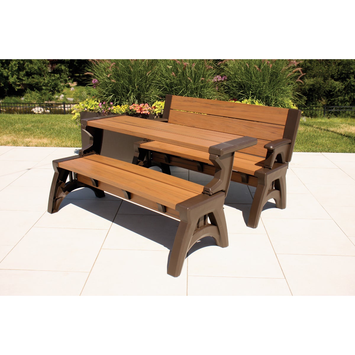 Convert A Bench 58 In. L Gen 2 XL Espresso Foldable Bench Image 6