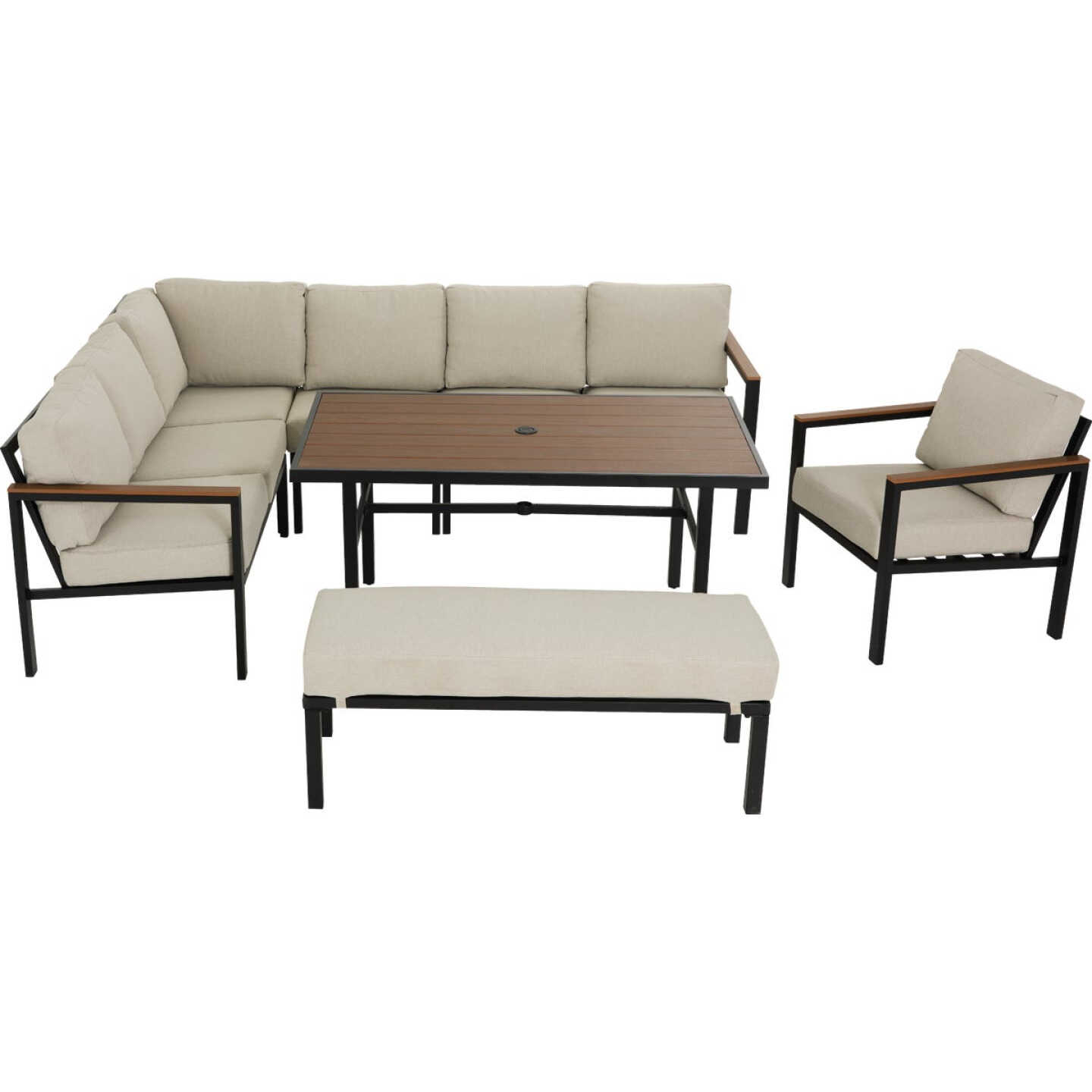 Stylebuilt 7-Piece Outdoor Sectional Set Image 6