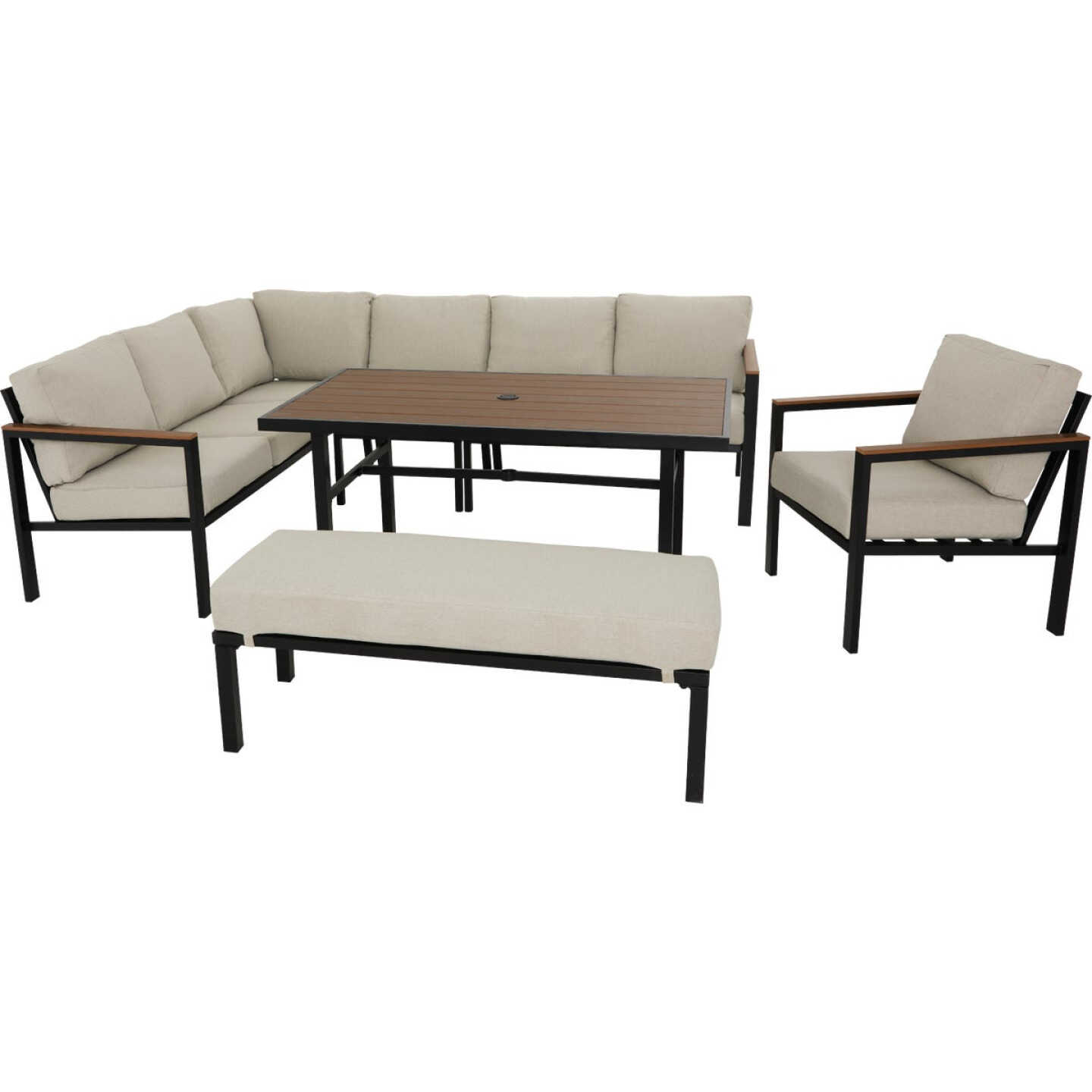 Stylebuilt 7-Piece Outdoor Sectional Set Image 1