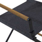Sunjoy Heavy-Duty Steel Textilene Charcoal Folding Chair Image 5