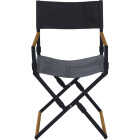 Sunjoy Heavy-Duty Steel Textilene Charcoal Folding Chair Image 2