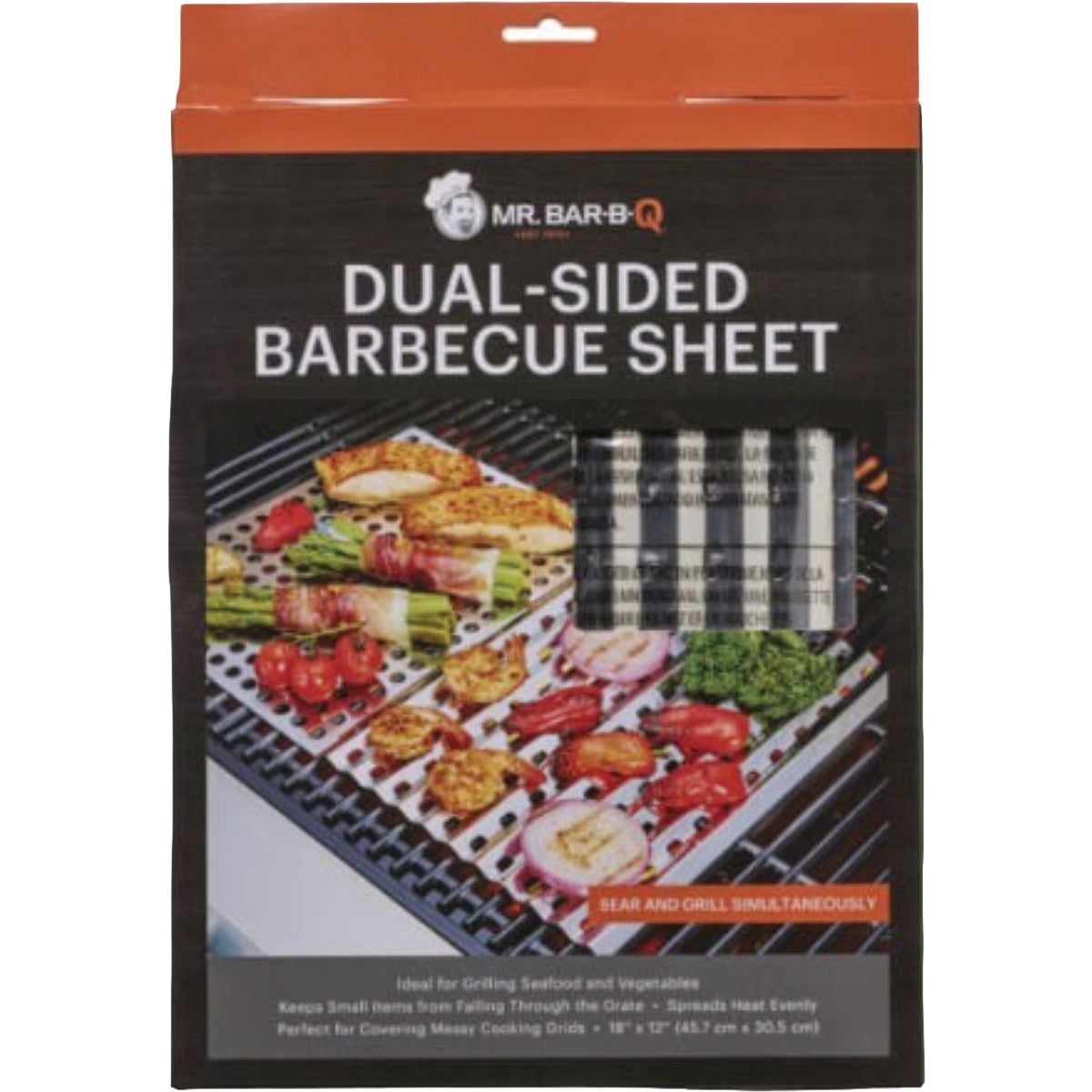 Mr. Bar-B-Q 12 In. x 18 In. Stainless Steel Reusable BBQ Sheet Image 3
