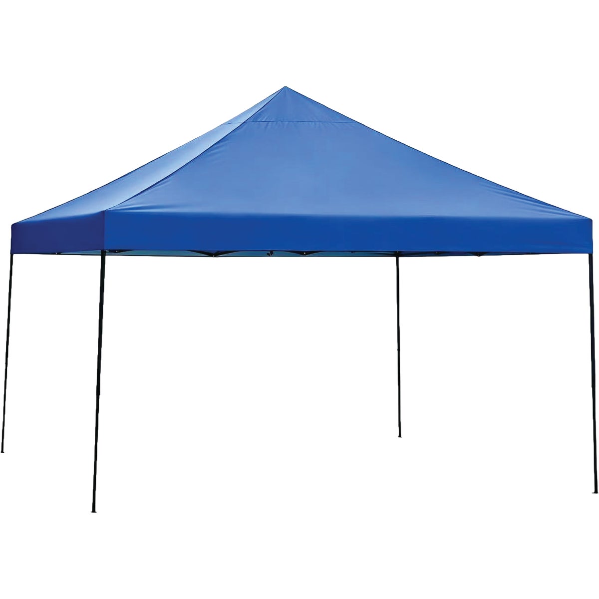 Common Goods 12 Ft. x 12 Ft. Blue Pop-Up Canopy with Straight Leg Image 1