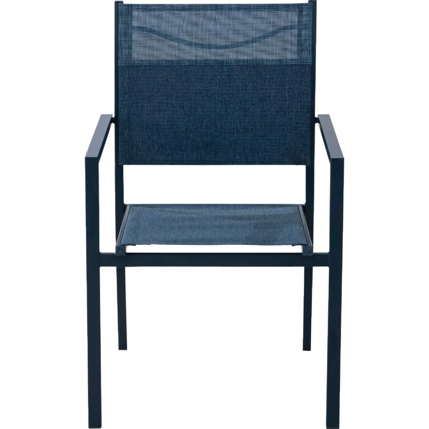 Heavy Duty Steel Blue Sling Chair Image 2