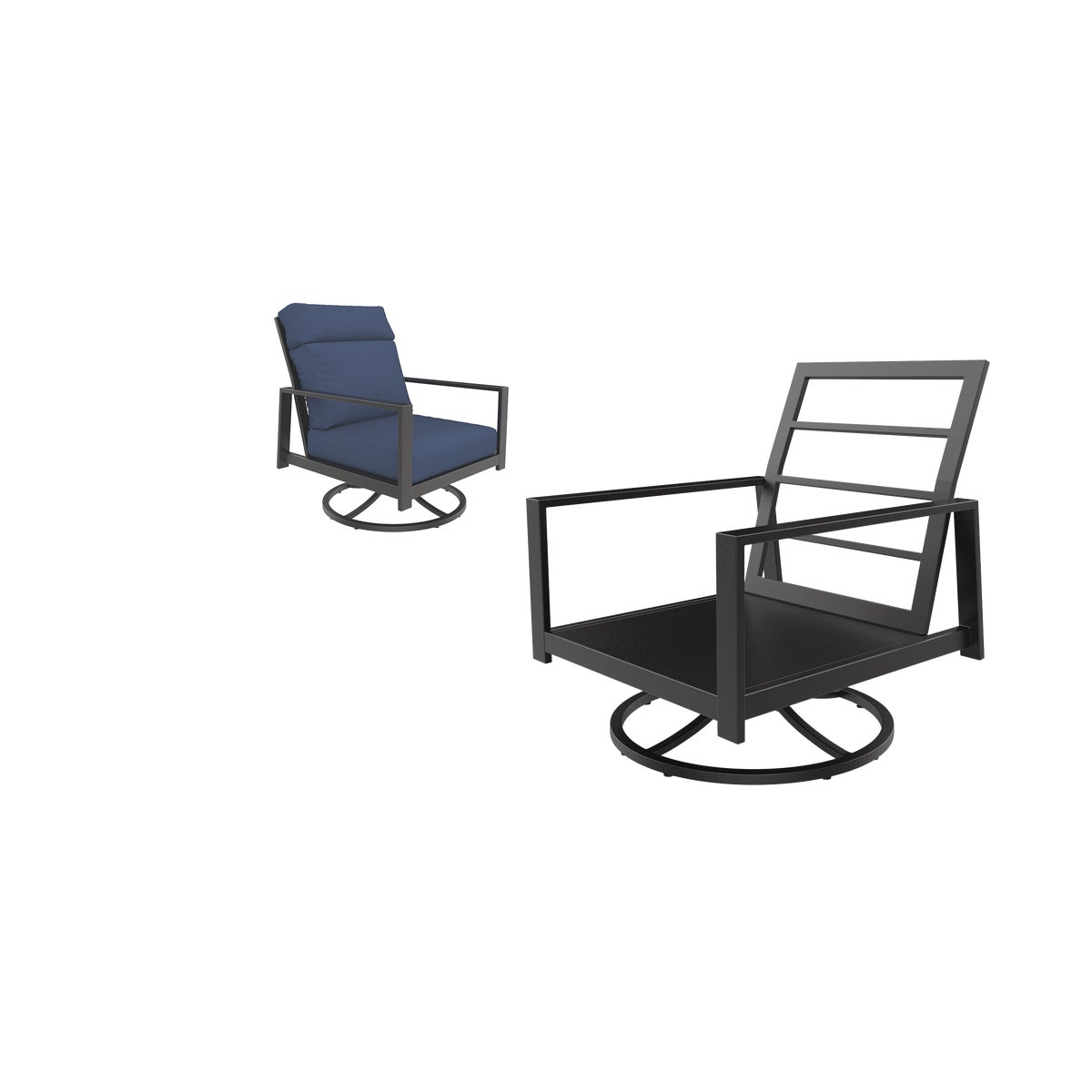 Northcape International Rockton High Back Swivel Rocker (Frame Only) Image 2