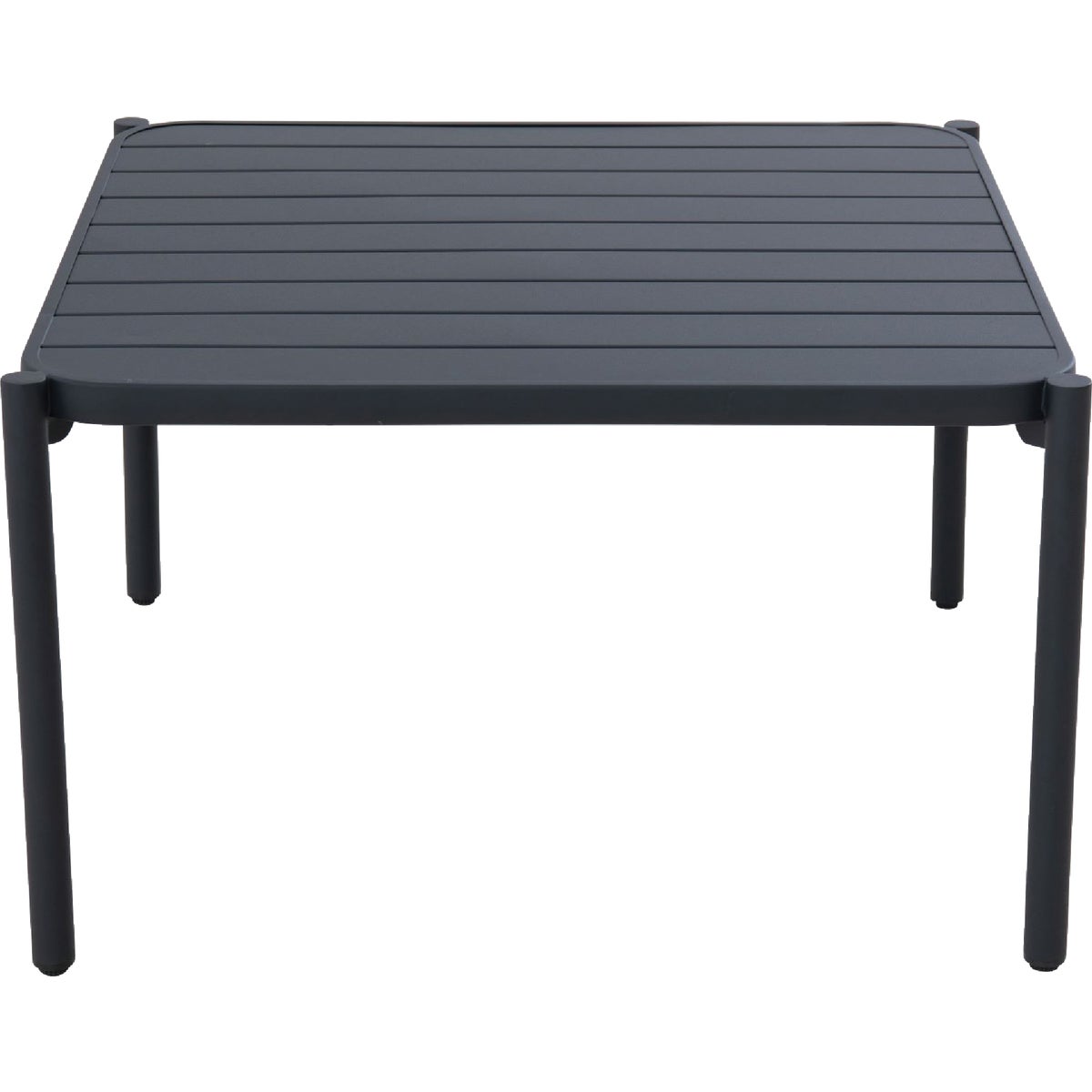 Sunjoy 33 In. Square Heavy-Duty Black Steel Cocktail Table Image 2