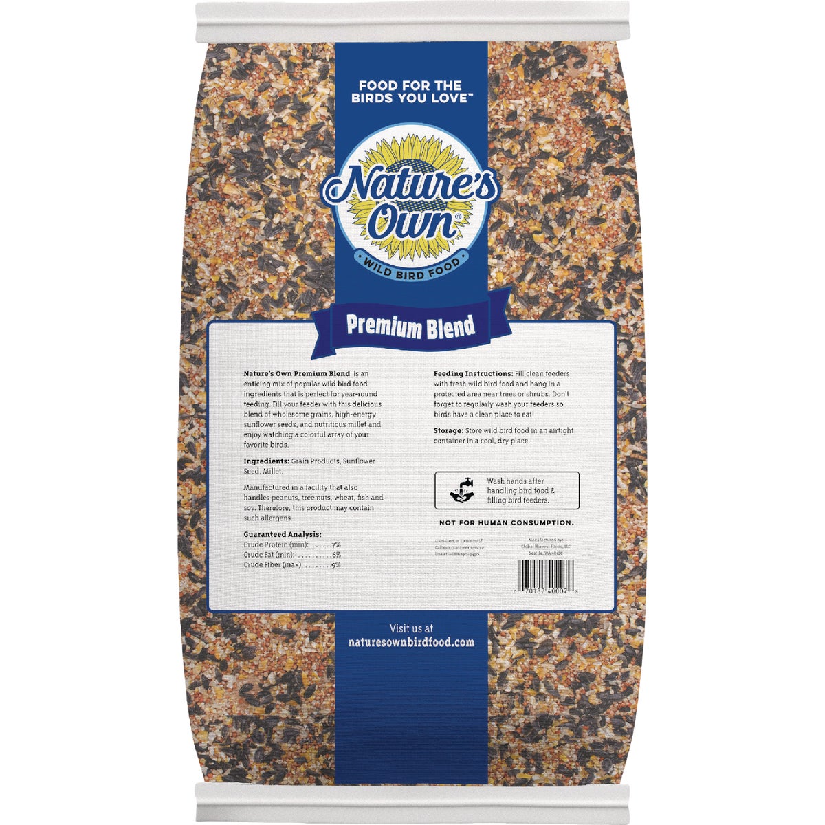 Nature's Own 40 Lb. Premium Blend Wild Bird Food Image 2