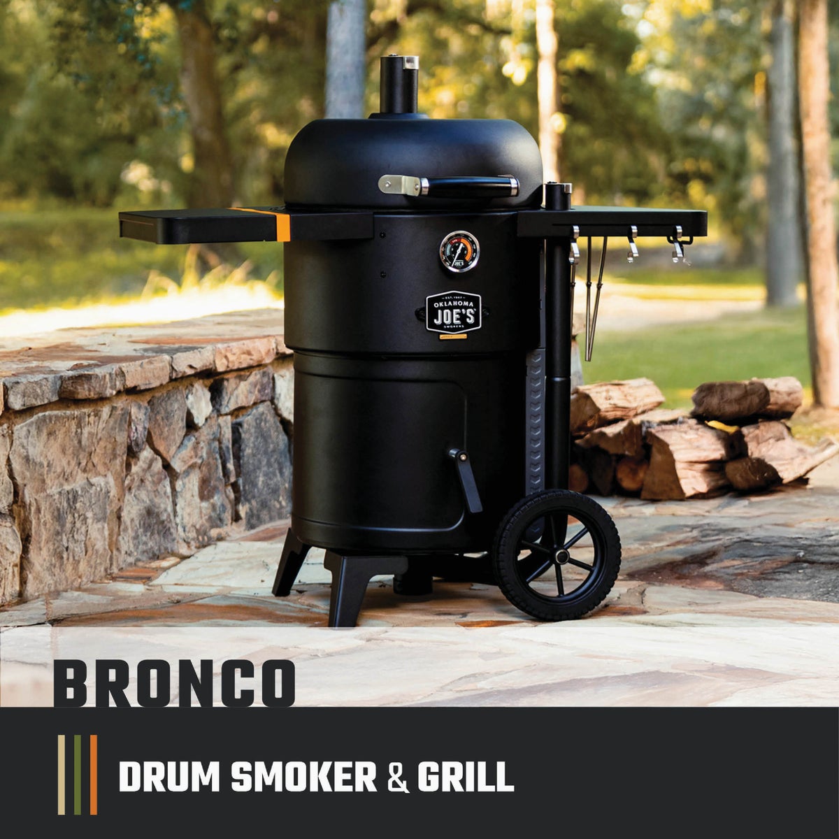 Oklahoma Joe's Bronco Drum Smoker & Grill Image 2
