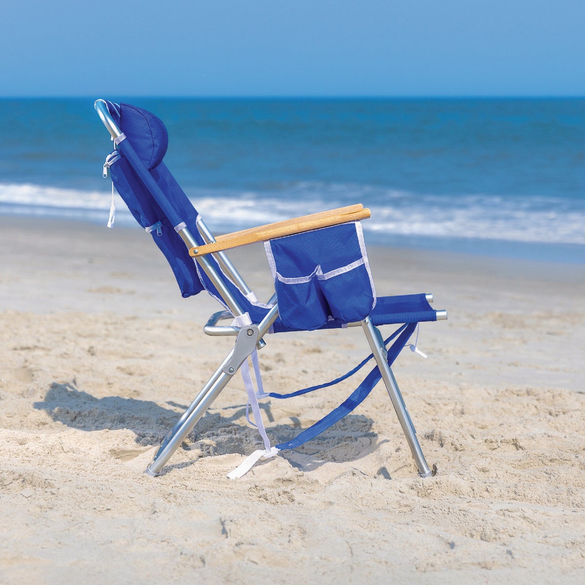 Salt Life 4-Position High Seat Back Pack Beach Chair Image 6