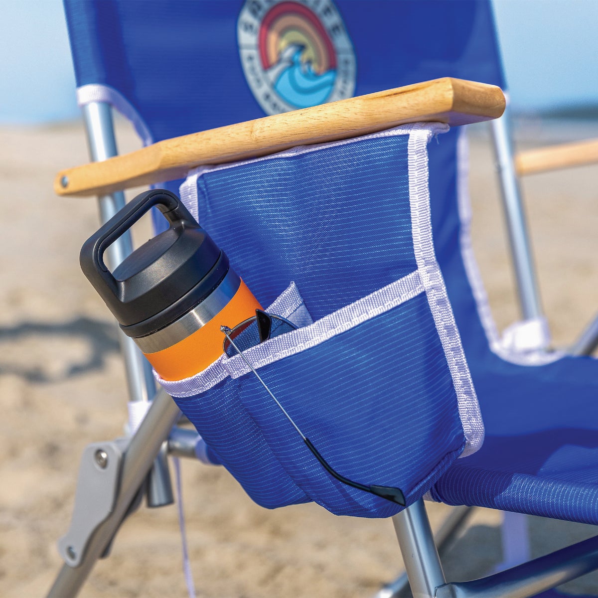 Salt Life 4-Position High Seat Back Pack Beach Chair Image 5
