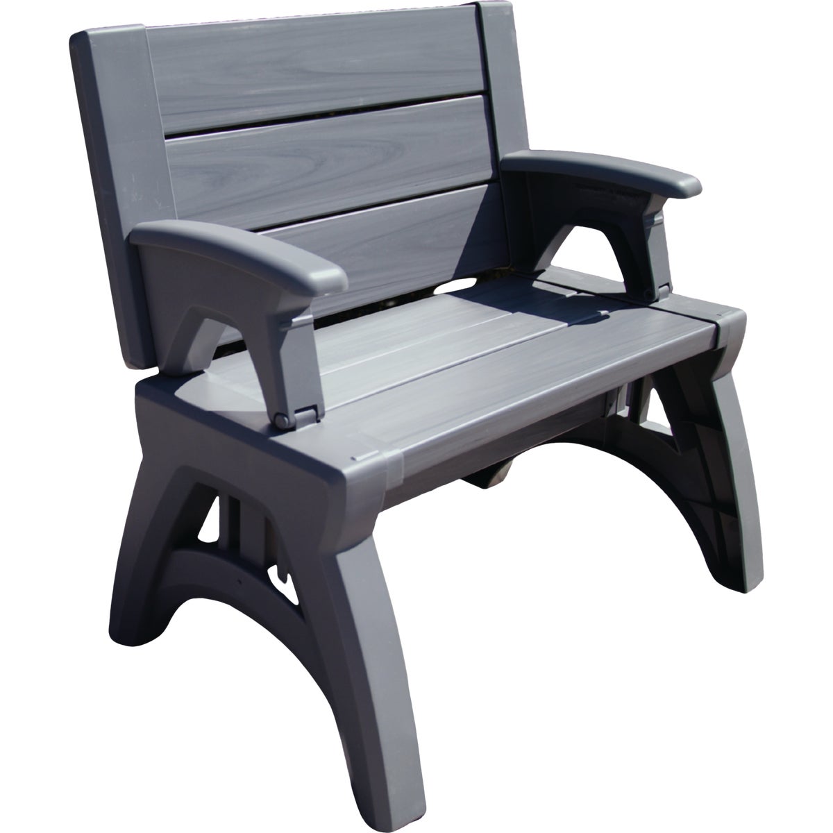 Convert A Chair Platinum Gray Foldable Chair