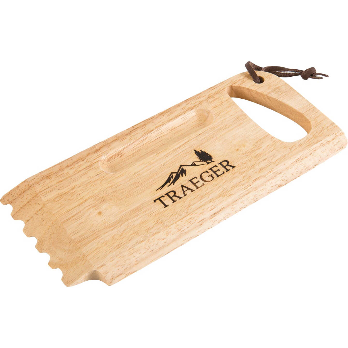 Traeger 4.7 In. W. x 10.6 In. L. Solid Hardwood Grill Scraper Image 1