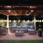 Holiday Bright Lights Belle Luci 7.8 In. Warm White Hanging Globe Set (3-Piece) Image 1