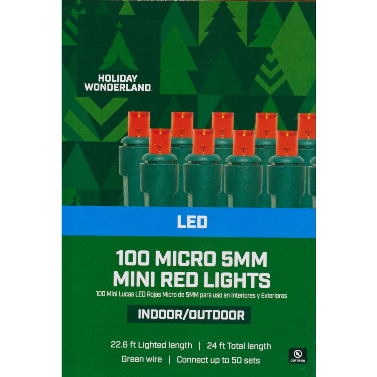 Home Impressions Red 100-Bulb Micro 5MM Mini LED Light Set Image 2