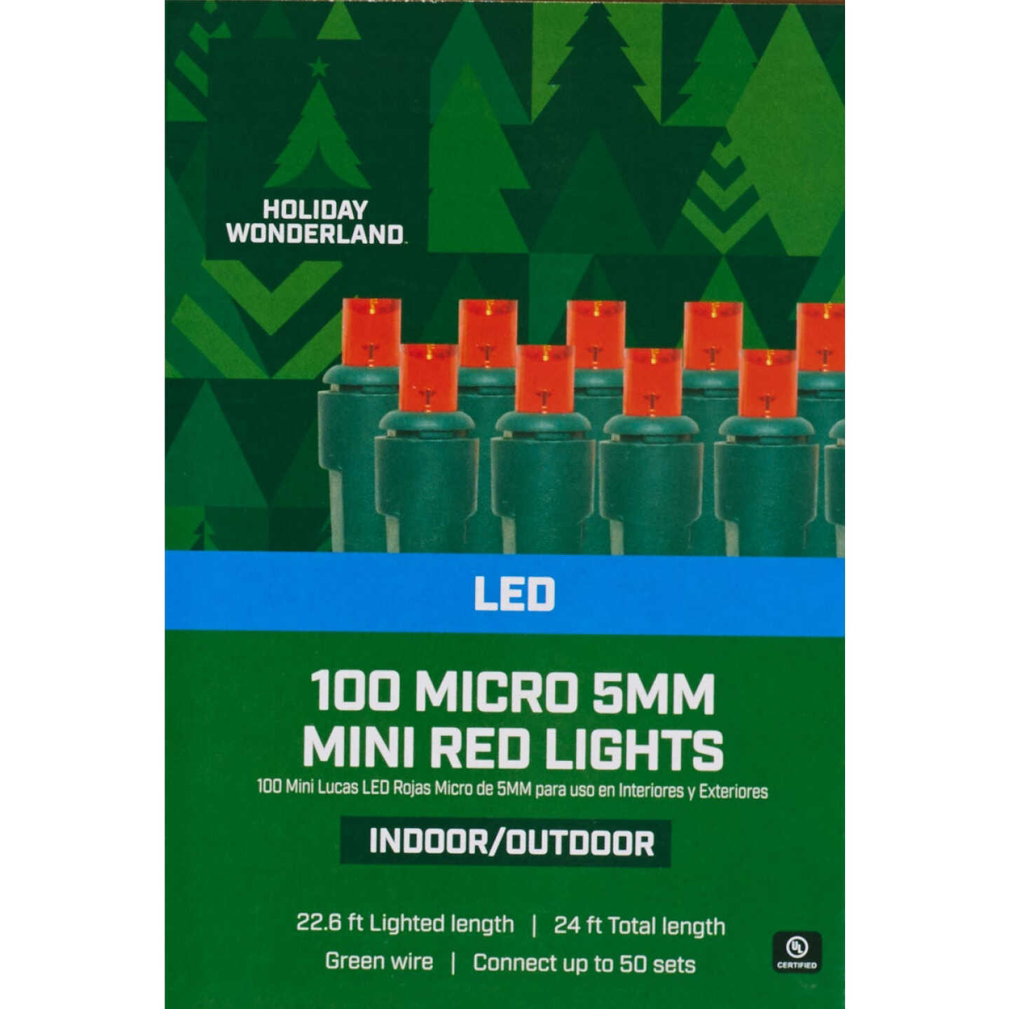 Home Impressions Red 100-Bulb Micro 5MM Mini LED Light Set Image 2
