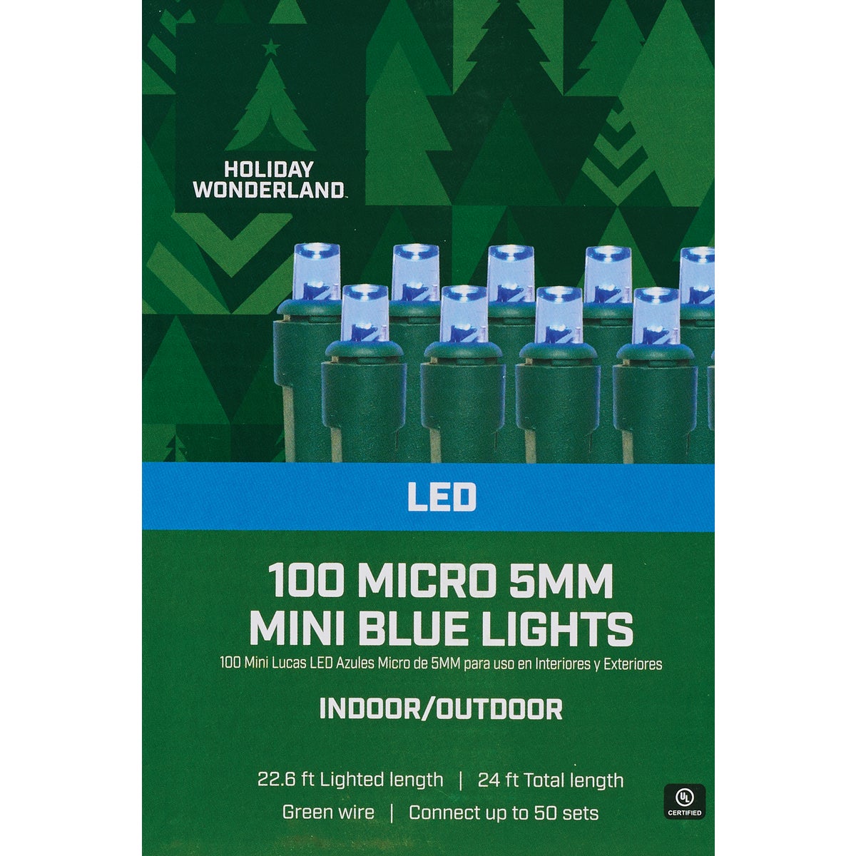 Home Impressions Blue 100-Bulb Micro 5MM Mini LED Light Set Image 2