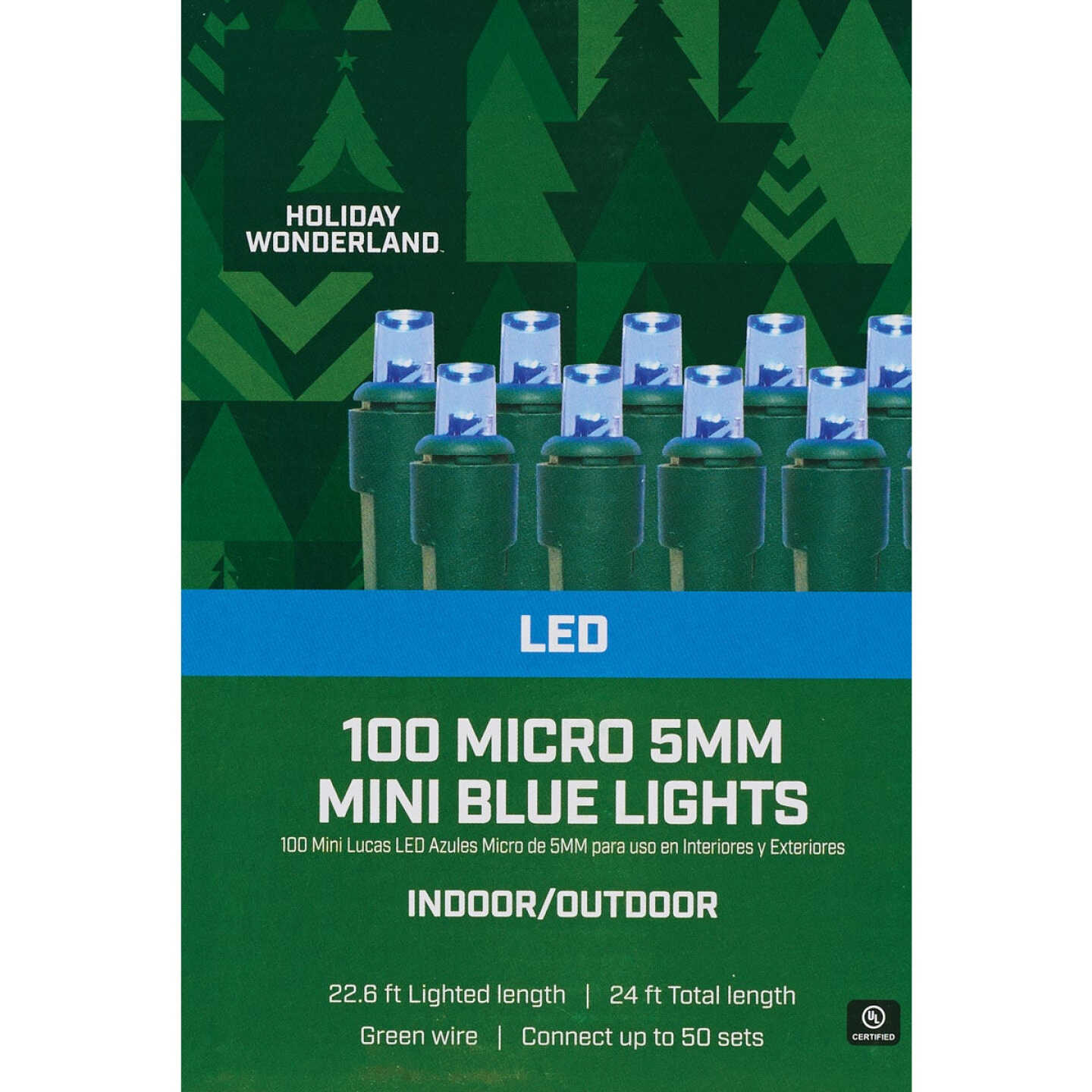 Home Impressions Blue 100-Bulb Micro 5MM Mini LED Light Set Image 2