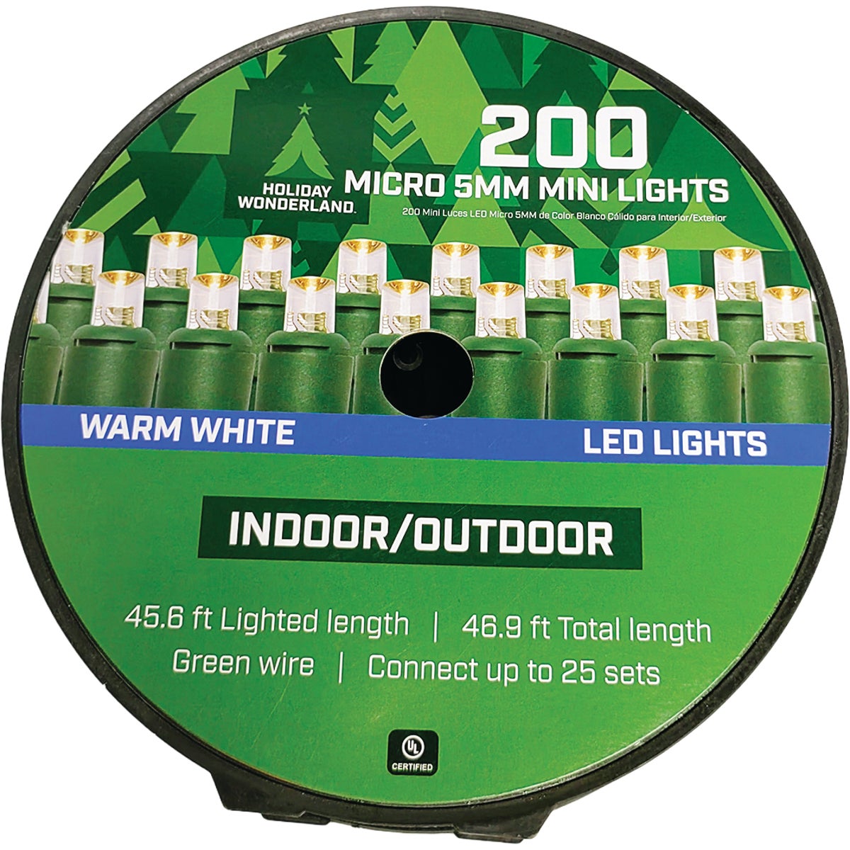 Home Impressions Warm White 200-Bulb Micro 5MM Mini LED Light Set Image 2