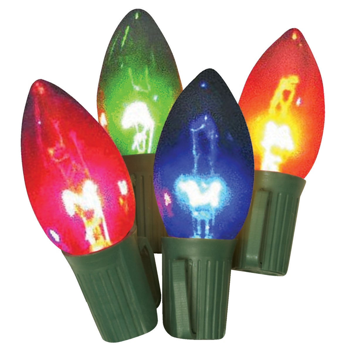 Home Impressions Transparent Multi 25-Bulb C9 Incandescent Light Set Image 2