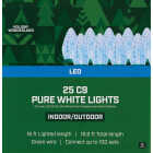 Home Impressions Pure White 25-Bulb C9 LED Light Set Image 2