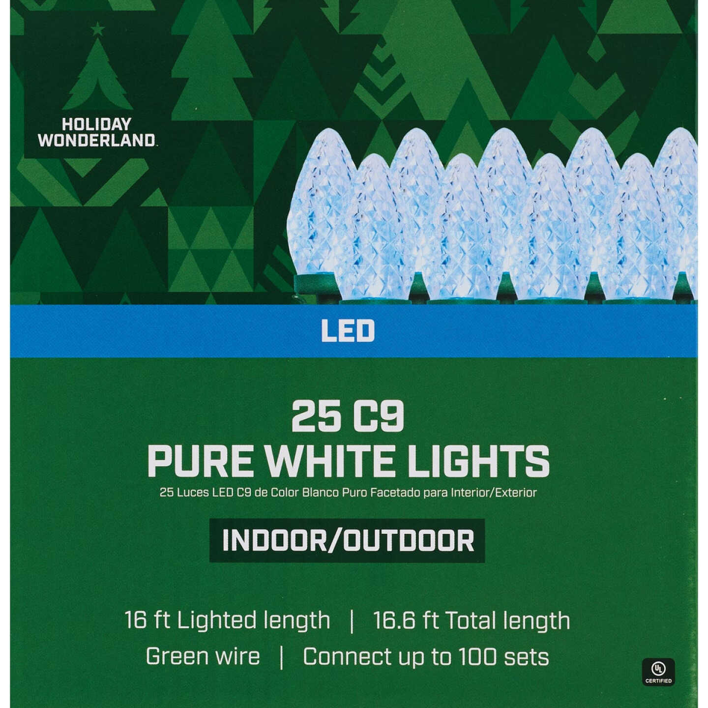 Home Impressions Pure White 25-Bulb C9 LED Light Set Image 2