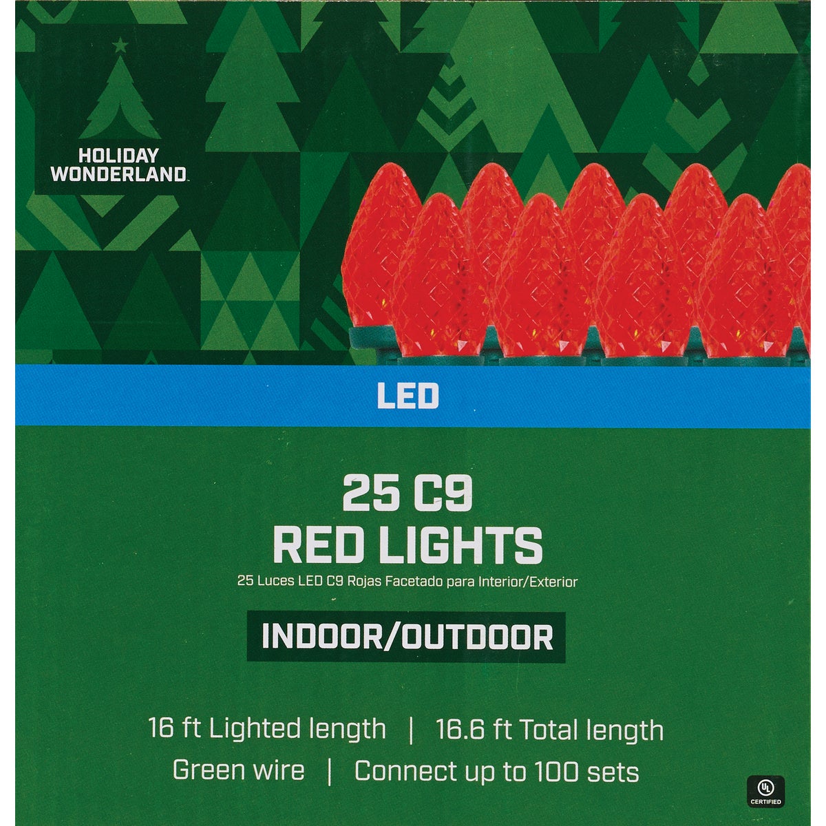 Home Impressions Red 25-Bulb C9 LED Light Set Image 2