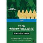 Home Impressions Warm White 70-Bulb C6 LED Light Set Image 2