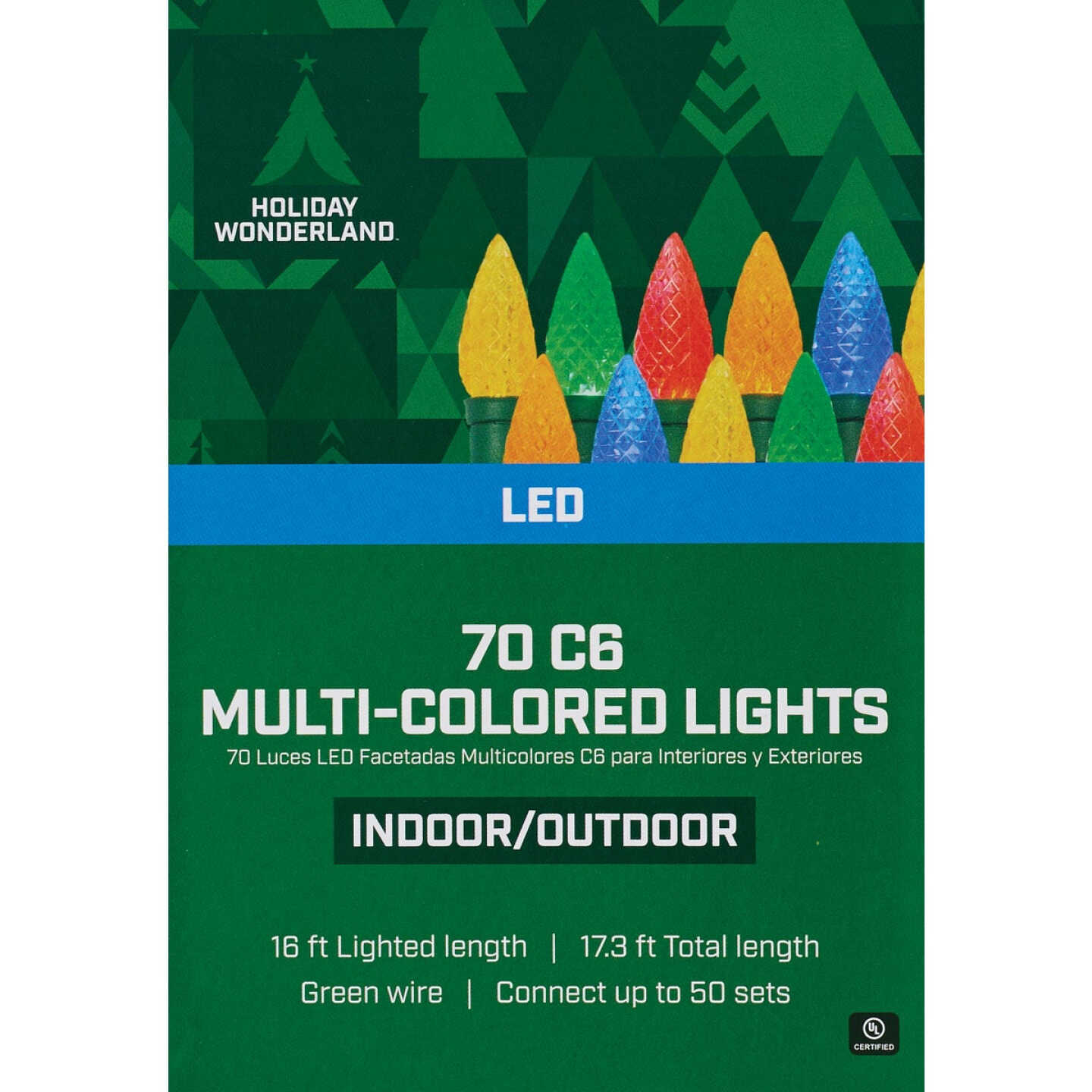Home Impressions Multi 70-Bulb C6 LED Light Set Image 2