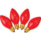 Home Impressions C7 Red Ceramic 125V Replacement Light Bulb (4-Pack) Image 1