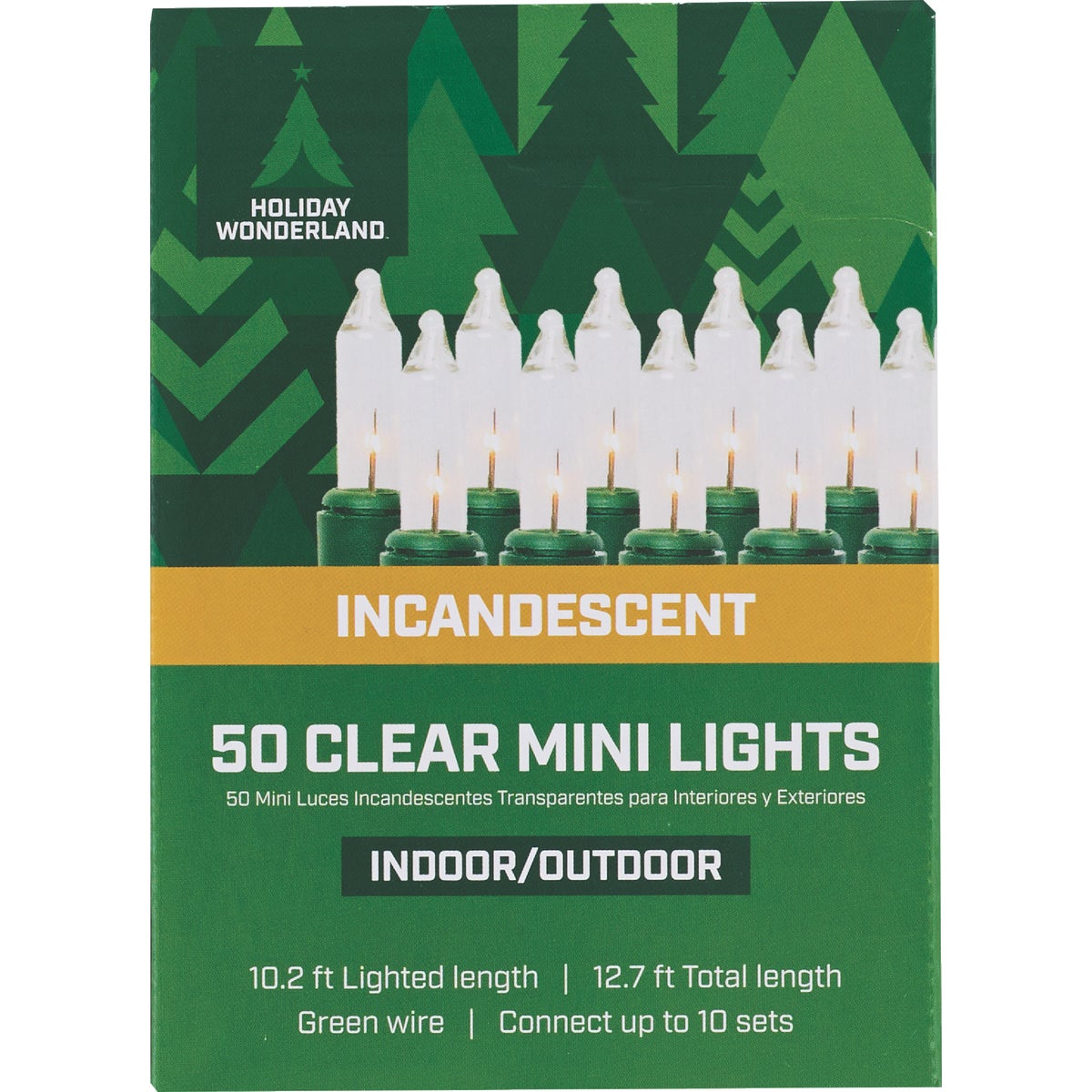 Home Impressions Clear 50-Bulb Mini Incandescent Light Set Image 4