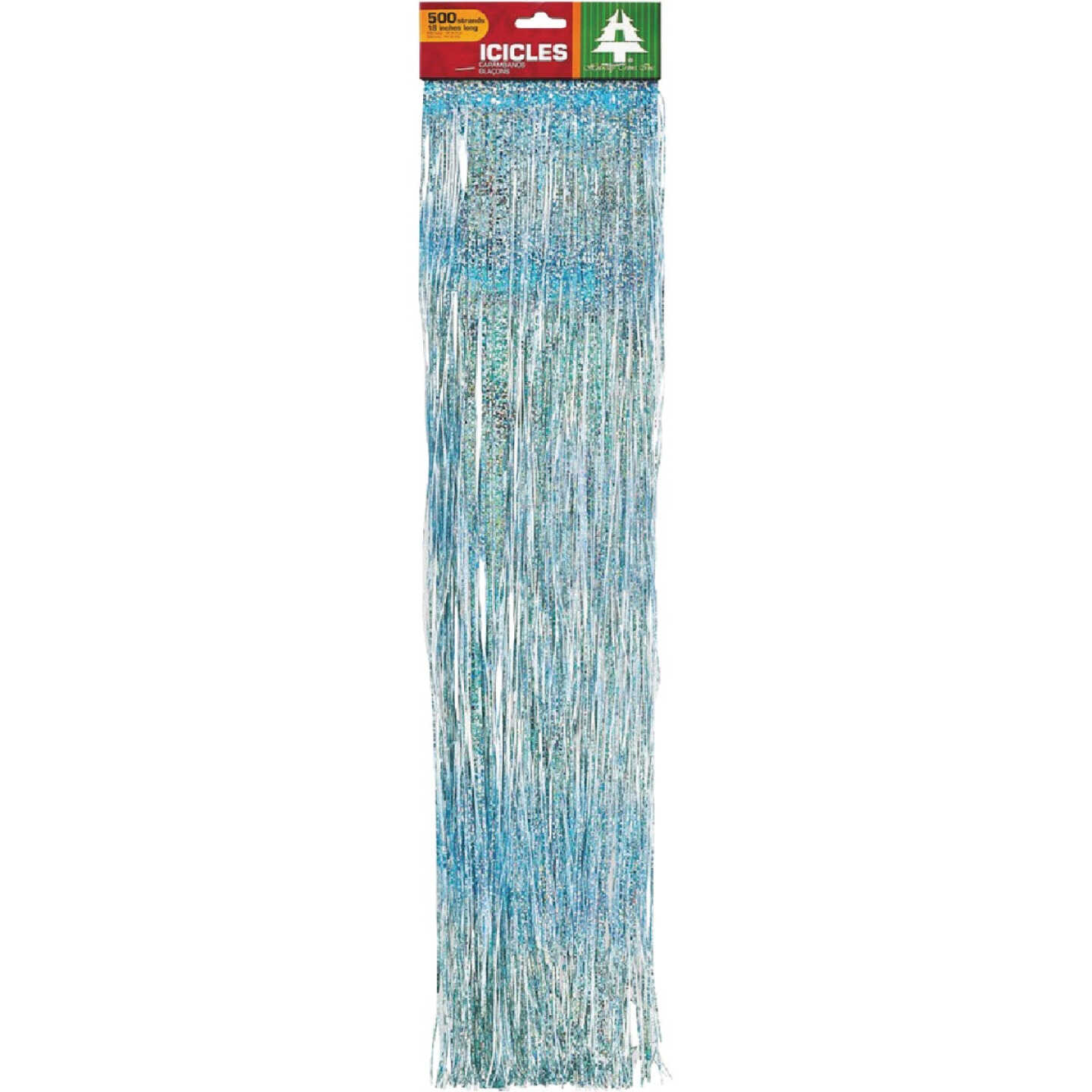 Holiday Trims 500-Strand Silver Icicles Image 1