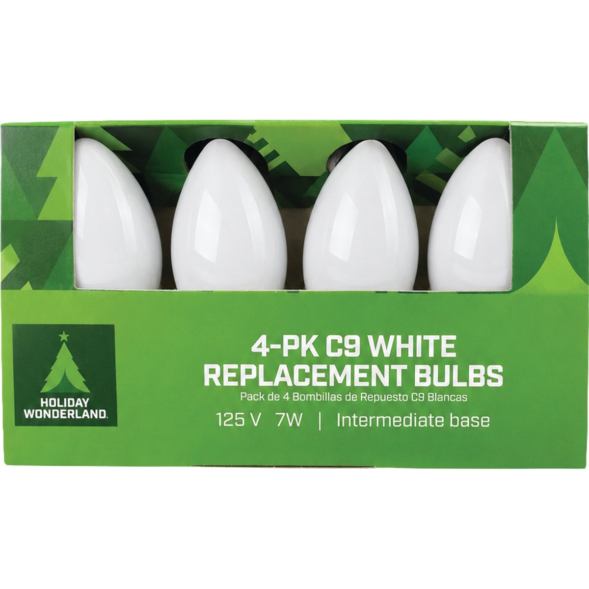 Home Impressions C9 White Ceramic 125V Replacement Light Bulb (4-Pack) Image 2