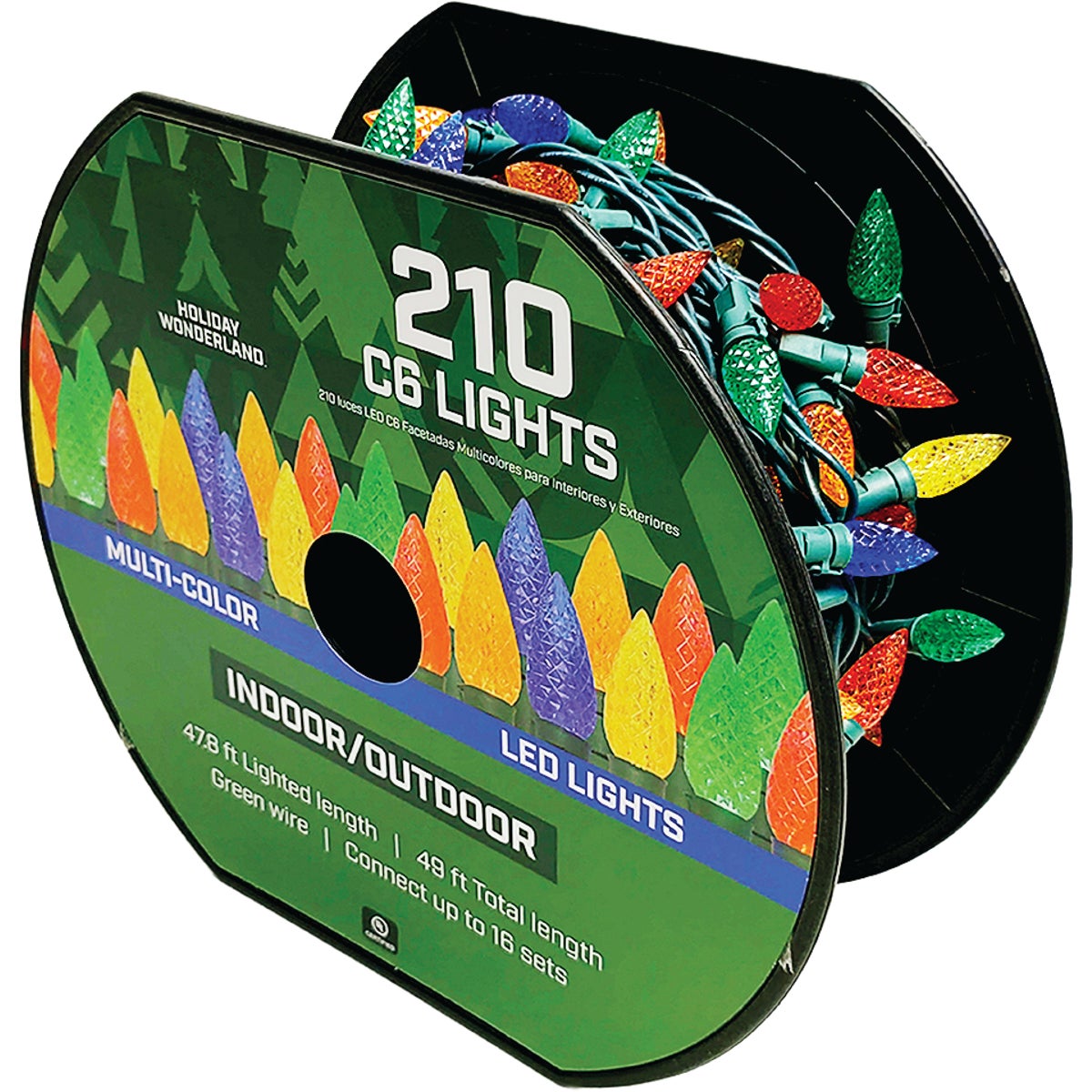 Home Impressions Multi 210-Bulb C6 LED Light Set Image 3
