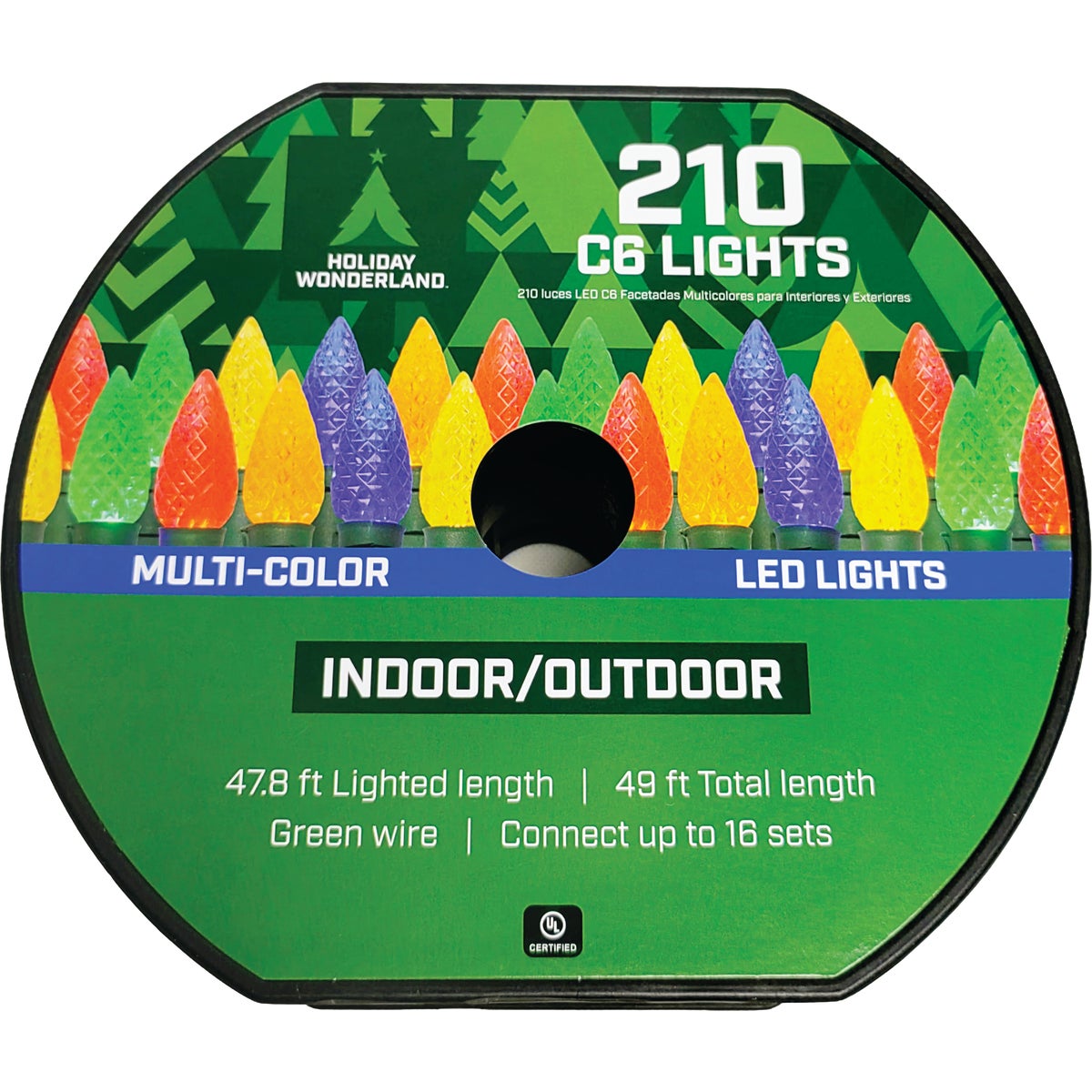 Home Impressions Multi 210-Bulb C6 LED Light Set Image 2