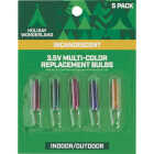 Home Impressions Mini Multi 3.5V Replacement Light Bulb (5-Pack) Image 1