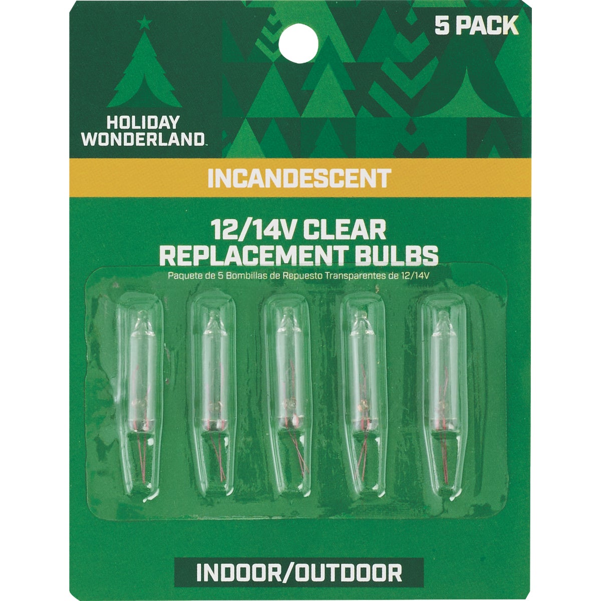 Home Impressions Mini Clear 12V/14V Replacement Light Bulb (5-Pack) Image 2